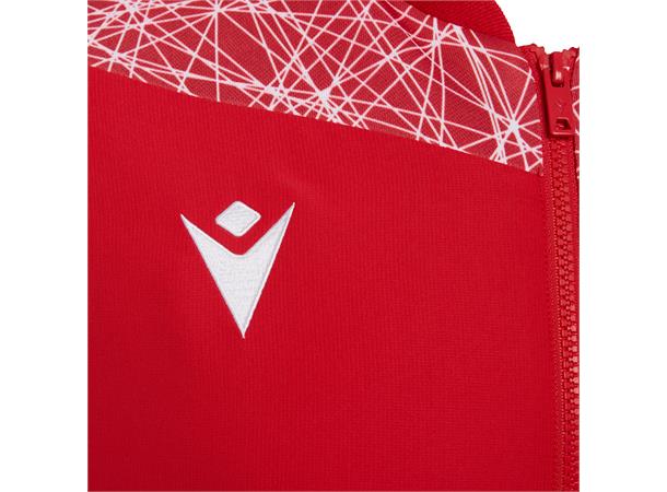 Shiva Full Zip Top RØD/HVIT XXL Teknisk jakke med børstet foring- Unisex 