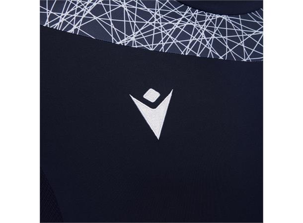 Kolyma Training Top NAVY/HVIT L Høyhalset tekninsk treningstop - Unisex 