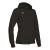 Lyre Full Zip Hooded Jacket W BLK XXL Hettejakke i bomullsmiks til dame 