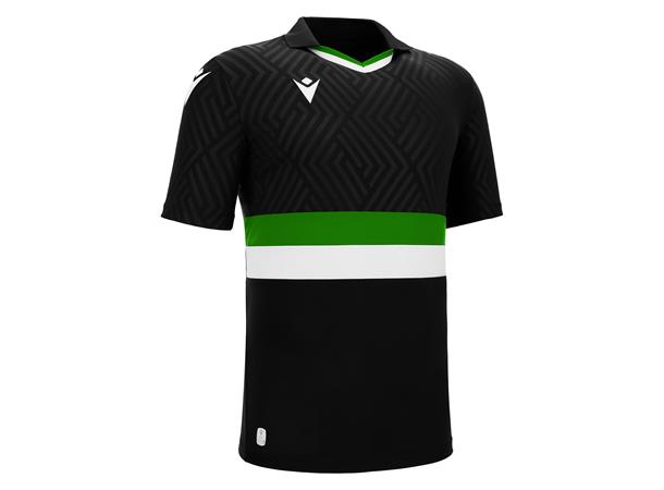 Charon Eco Match Day Shirt BLK/GRN 3XS Teknisk spillerdrakt i ECO-tekstil 