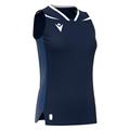 Lily Eco Sleeveless Shirt NAV/WHT XL Teknisk kamp og treningsdrakt - Dame
