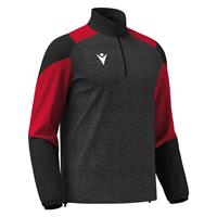 Cuzco Training 1/4 Zip Top BLK/RED 3XL Teknisk treningsgenser - Unisex