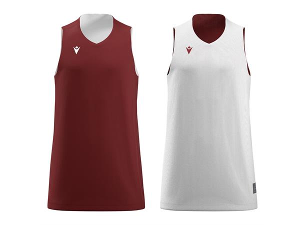 Idaho Reversible Shirt CRD/WHT 3XL Vendbar teknisk basketdrakt - Unisex 