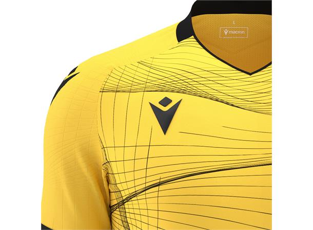 Wyvern Eco Match Day Shirt YEL/BLK 3XL Teknisk drakt i ECO-tekstil - Unisex 